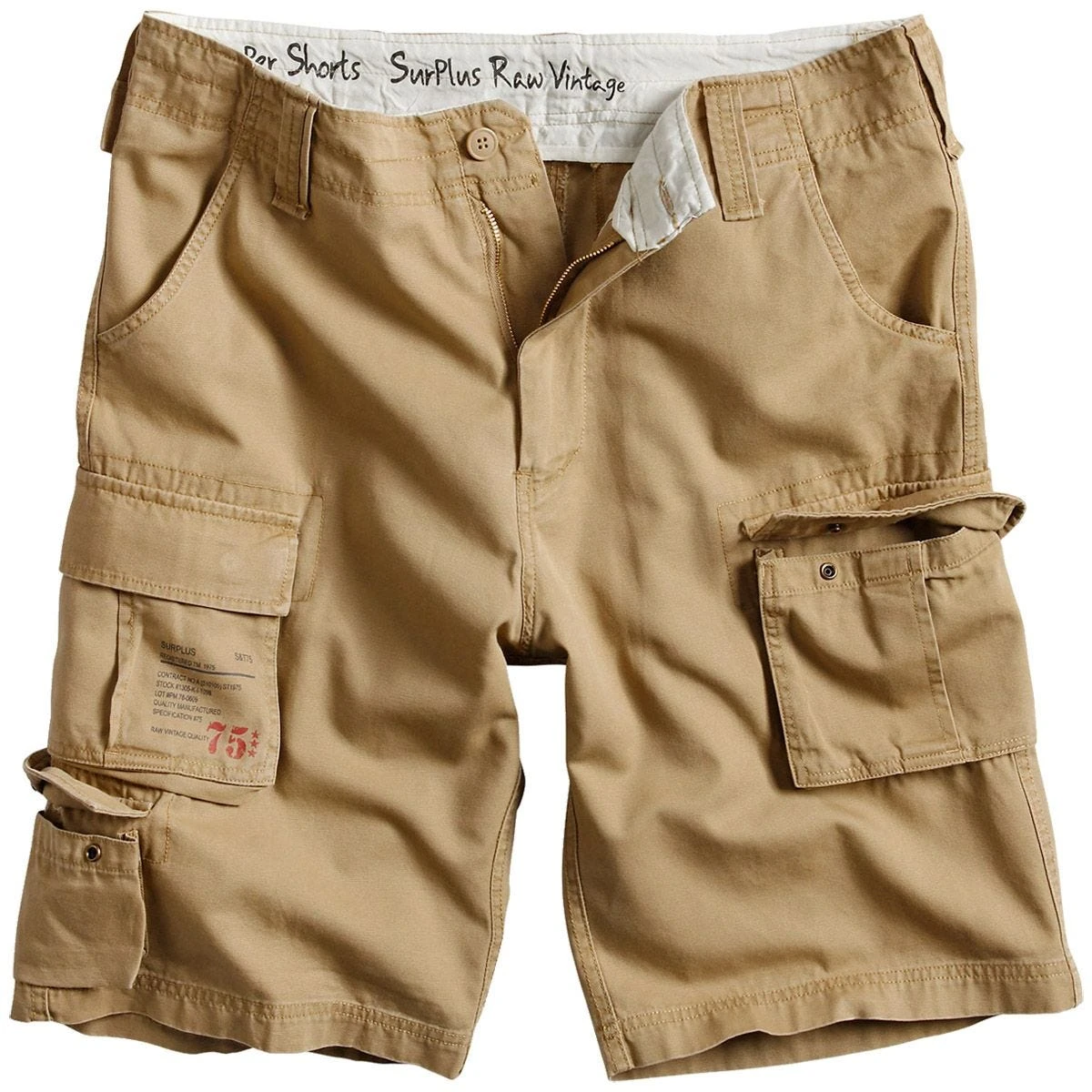 Surplus Trooper Shorts Beige Washed 3 Surplus Trooper Shorts Beige Washed