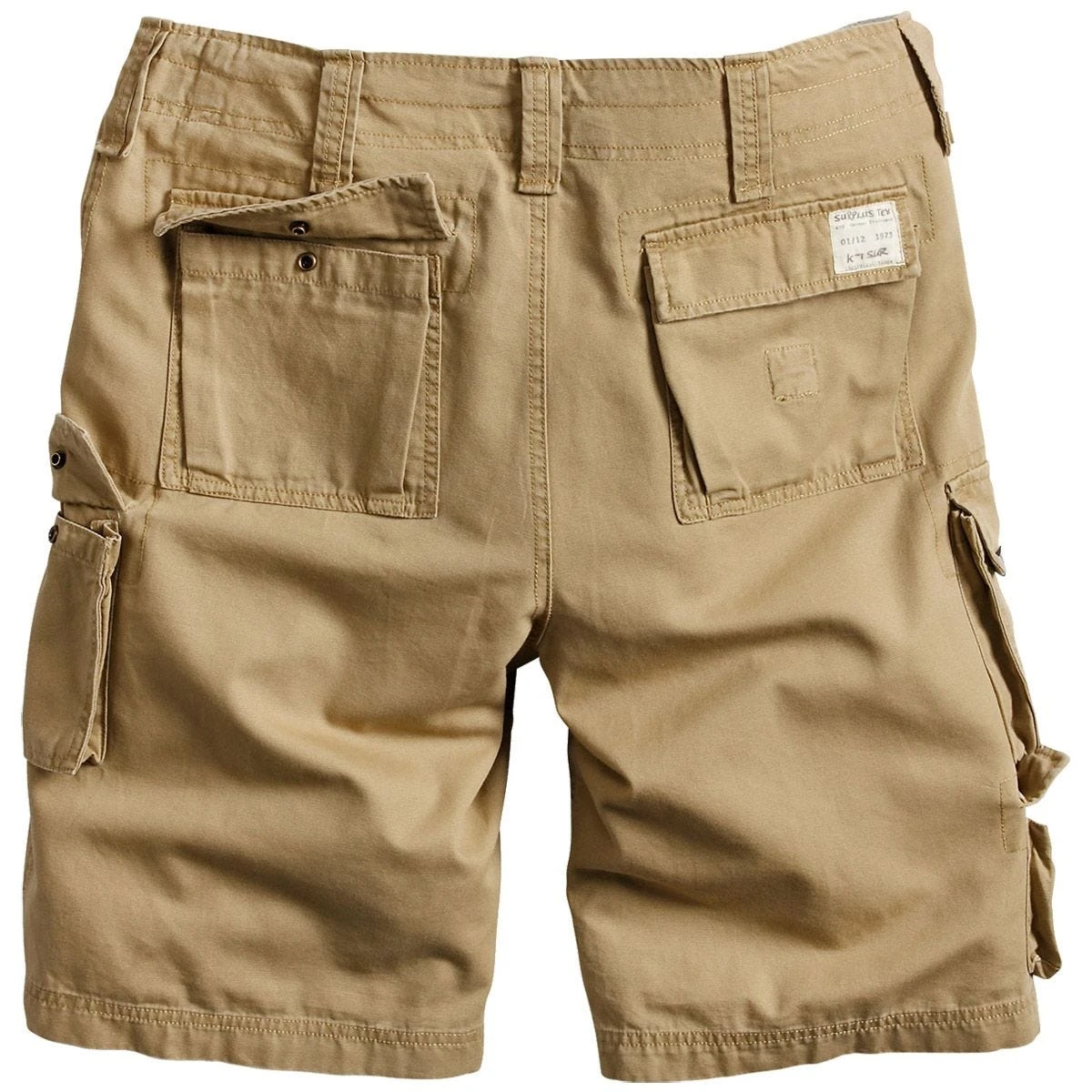Surplus Trooper Shorts Beige Washed 4 Surplus Trooper Shorts Beige Washed - Image 2