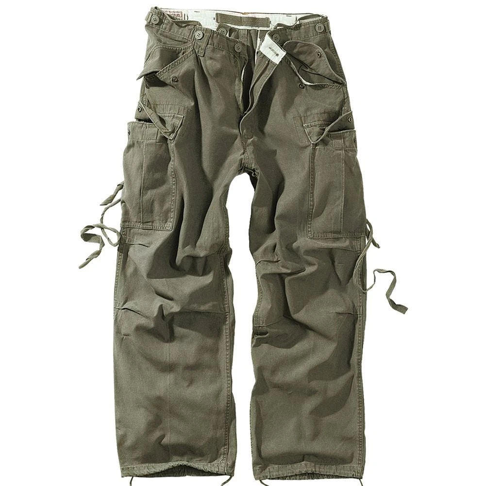 Surplus Vintage Fatigues Trousers Olive