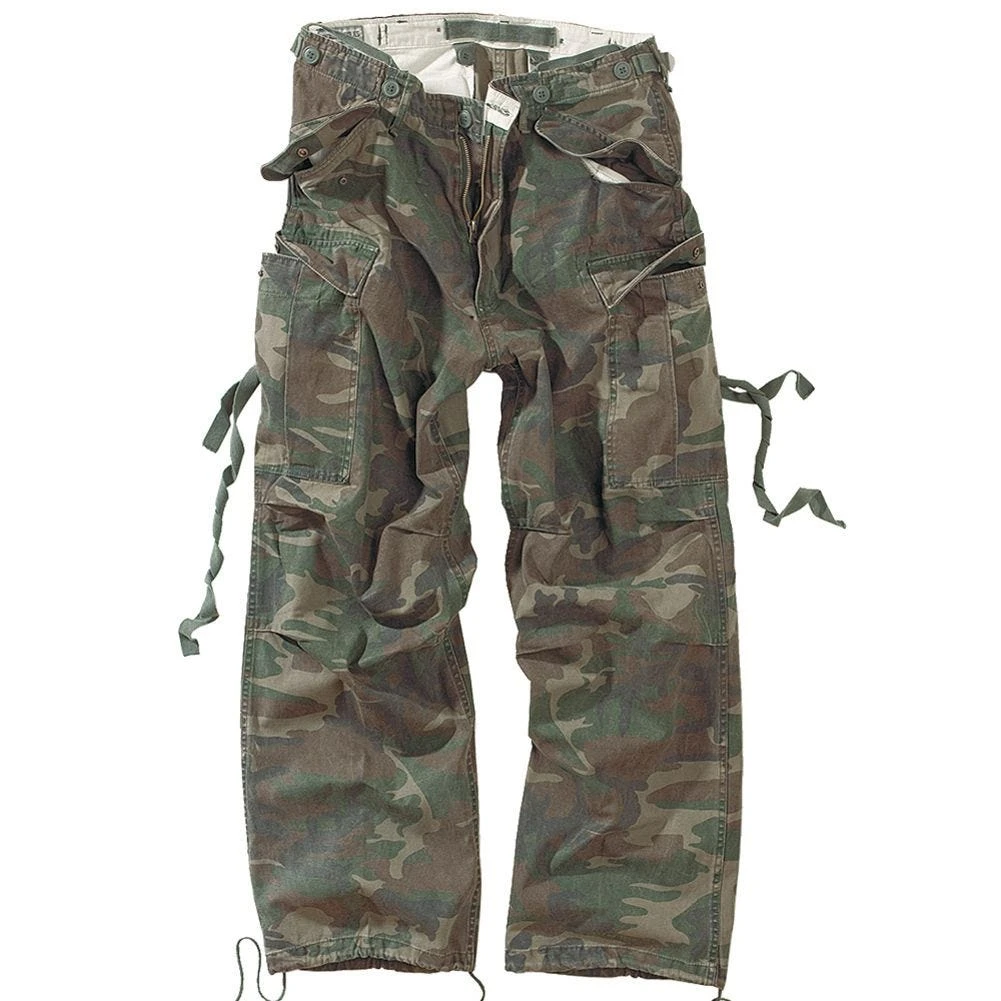Surplus Vintage Fatigues Trousers Woodland 3 Surplus Vintage Fatigues Trousers Woodland