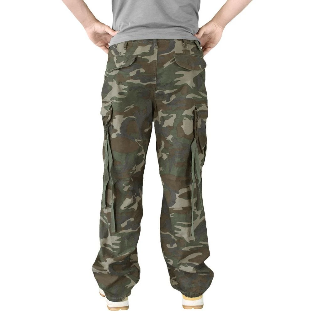 Surplus Vintage Fatigues Trousers Woodland 7 Surplus Vintage Fatigues Trousers Woodland - Image 5