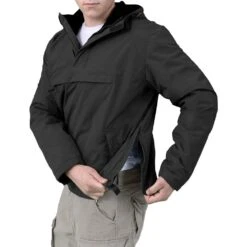 Surplus Windbreaker Jacket Black -Brandit || Mil-Tec || Condor Sales surplus windbreaker black 44