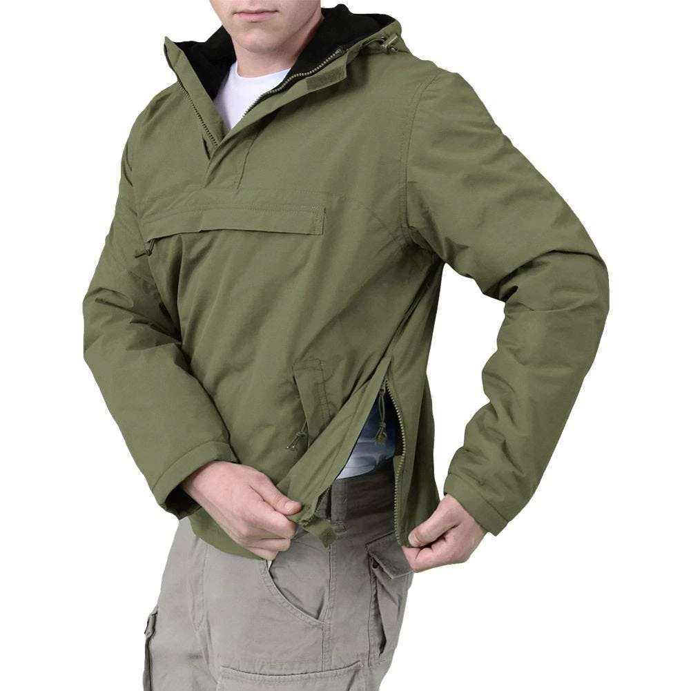 Surplus Windbreaker Jacket Olive 6 Surplus Windbreaker Jacket Olive - Image 4