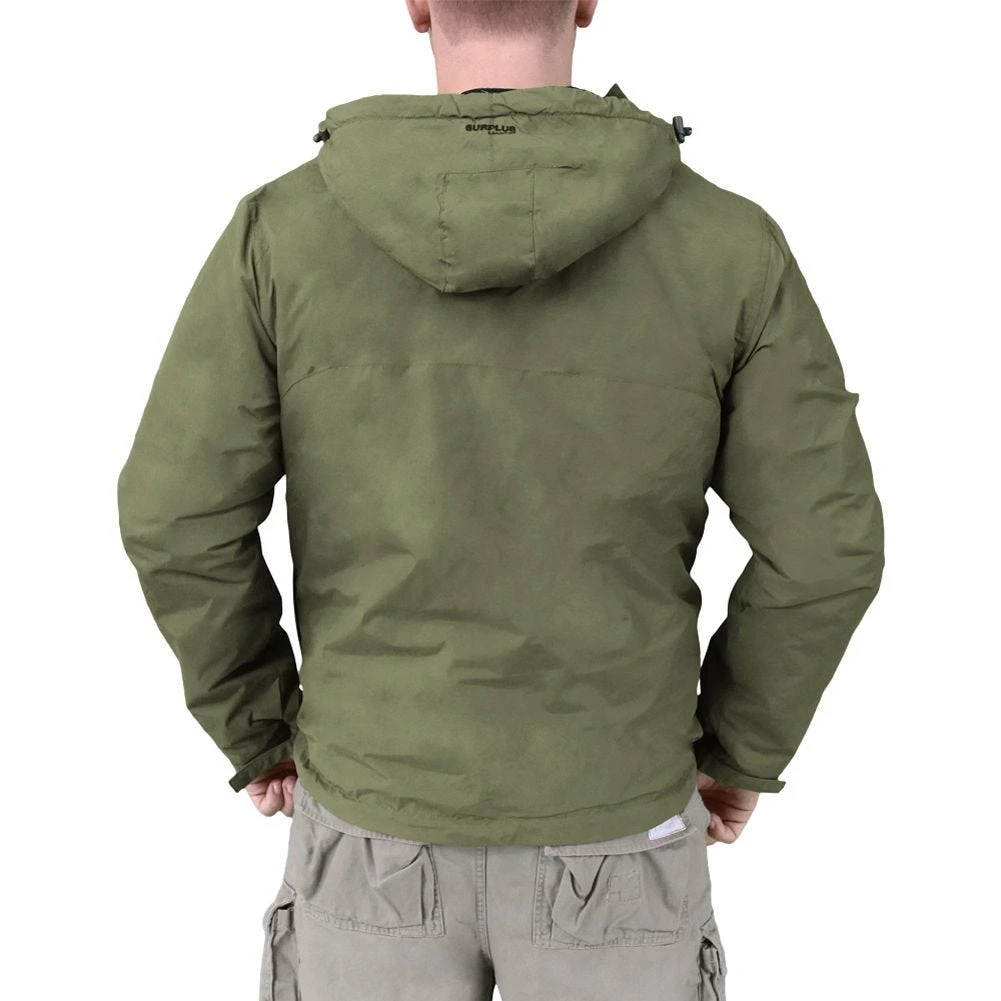 Surplus Windbreaker Jacket Olive 7 Surplus Windbreaker Jacket Olive - Image 5