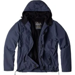 Surplus Windbreaker With Zipper Navy