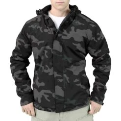 Surplus Windbreaker Jacket With Zipper Black Camo 9 Surplus Windbreaker Jacket With Zipper Black Camo -Brandit || Mil-Tec || Condor Sales surplus windbreaker zipper black camo ALL 3