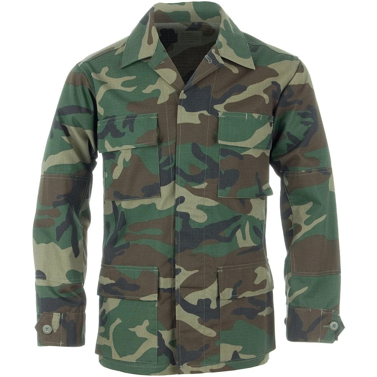 Teesar BDU Shirt Ripstop Woodland 3 Teesar BDU Shirt Ripstop Woodland