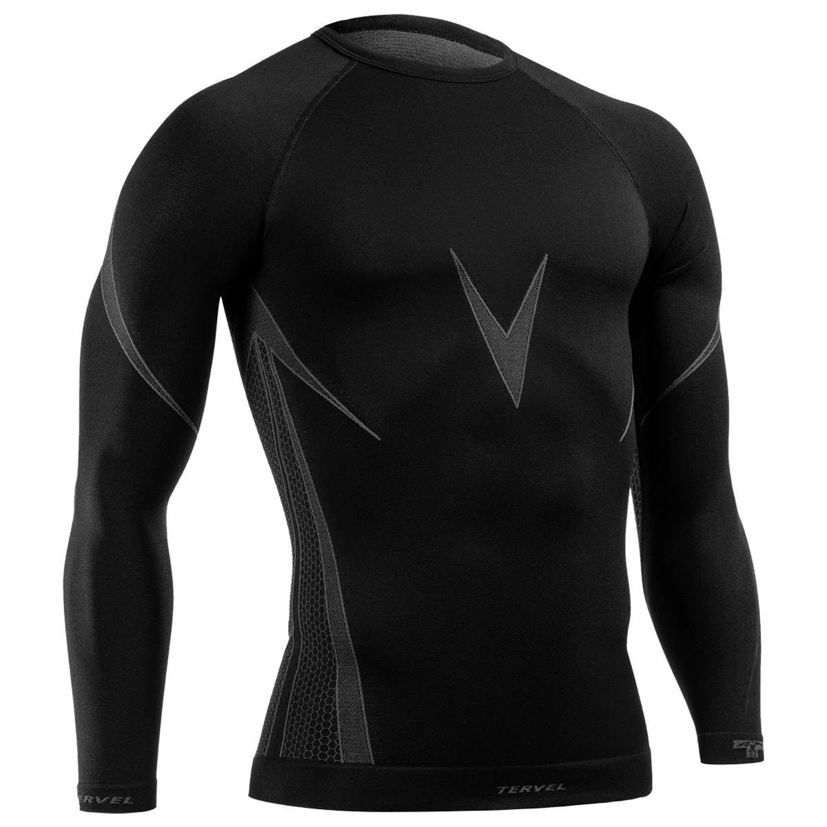 Tervel Optiline Shirt Long Sleeve Black/Grey 3 Tervel Optiline Shirt Long Sleeve Black/Grey