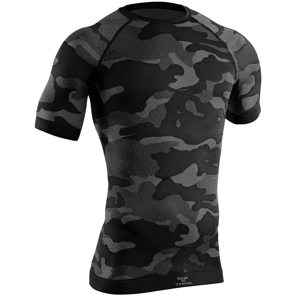 Tervel Optiline Tactical Shirt Short Sleeve Black / Grey 3 Tervel Optiline Tactical Shirt Short Sleeve Black / Grey
