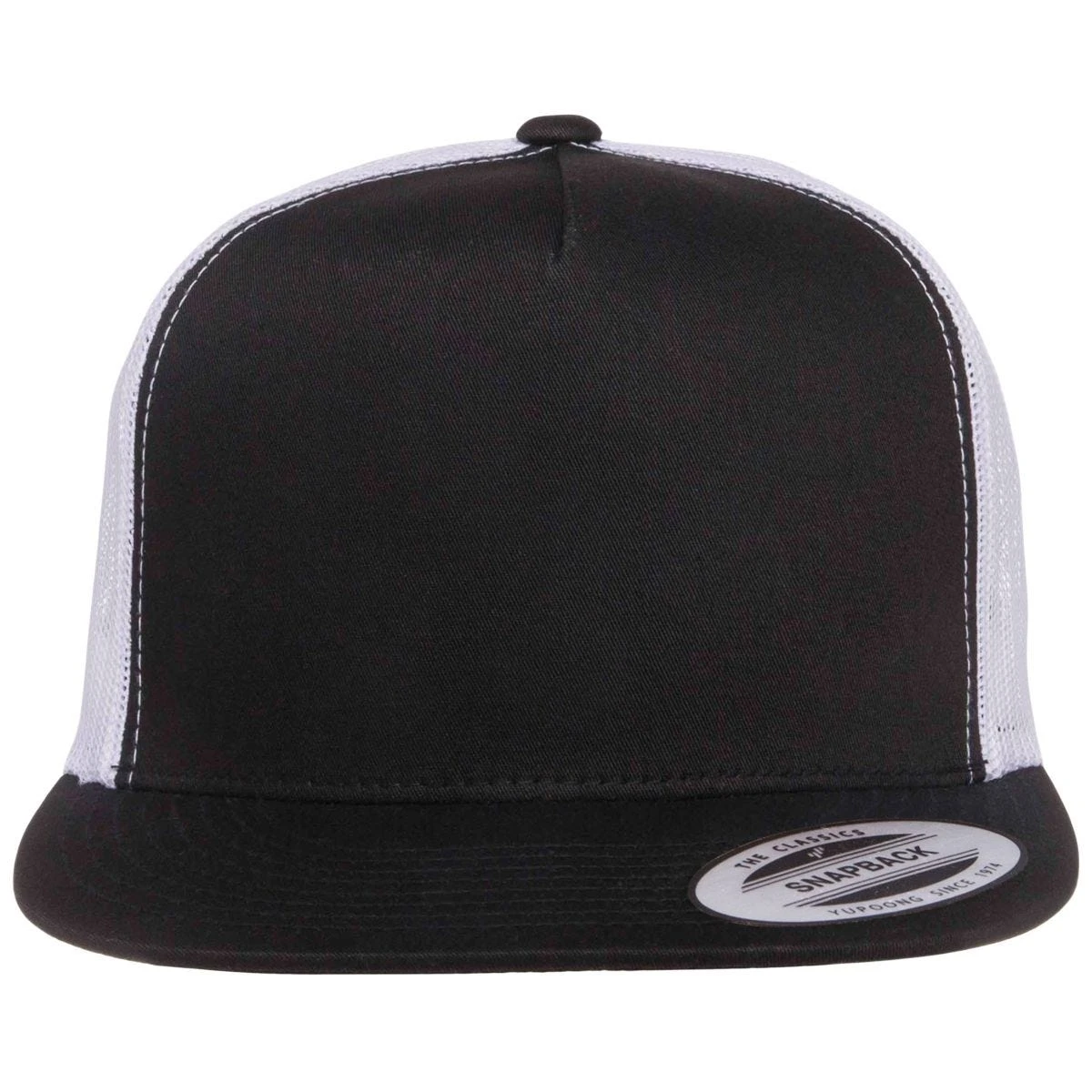 YP Classics Trucker 2-Tone Cap Black/White 4 YP Classics Trucker 2-Tone Cap Black/White - Image 2