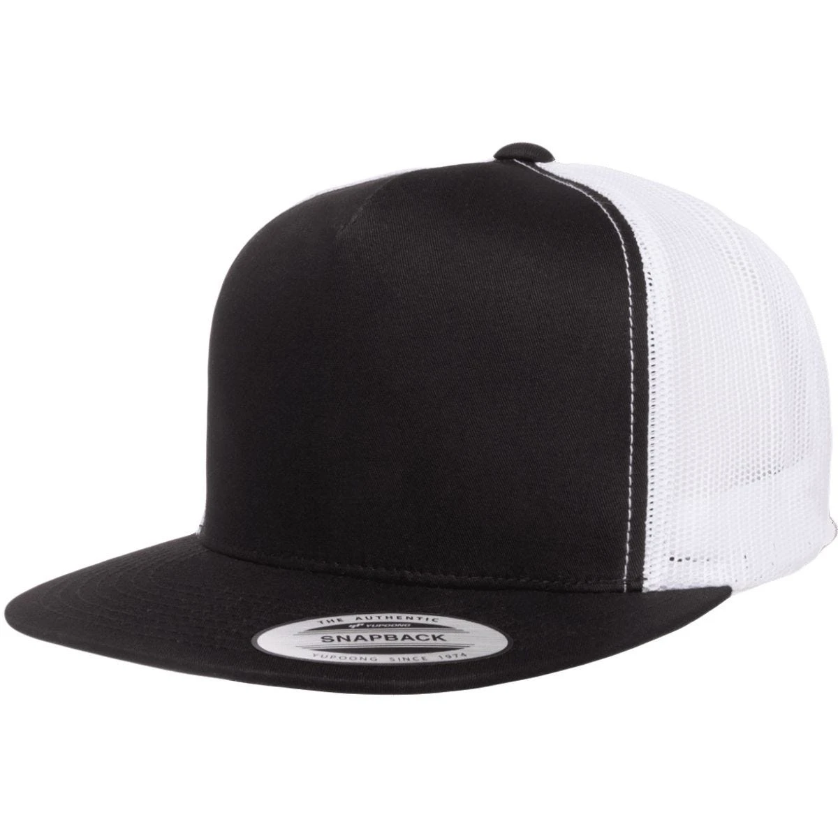 YP Classics Trucker 2-Tone Cap Black/White 5 YP Classics Trucker 2-Tone Cap Black/White - Image 3